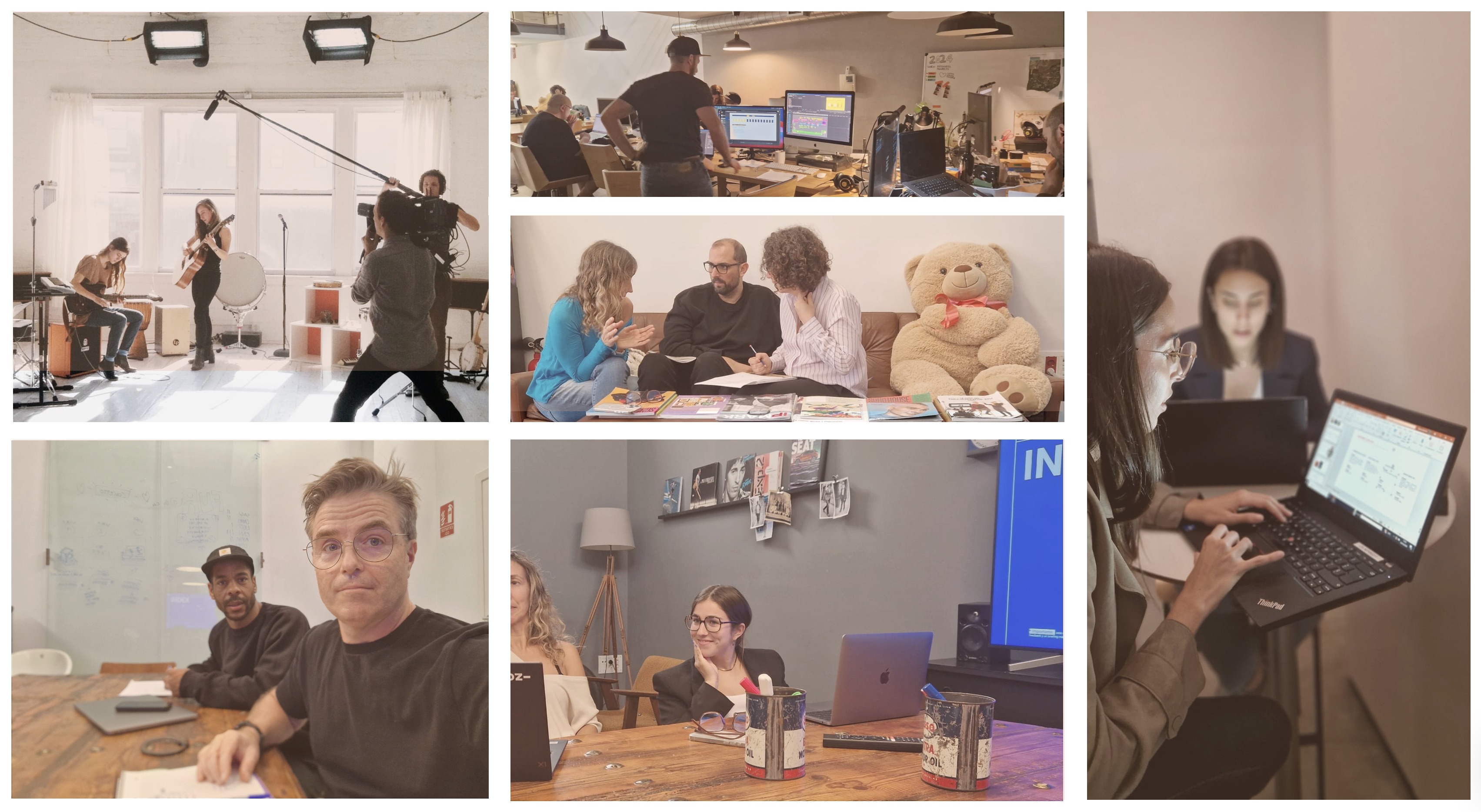 Equipo Zoopa - Rodajes, oficina y reuniones